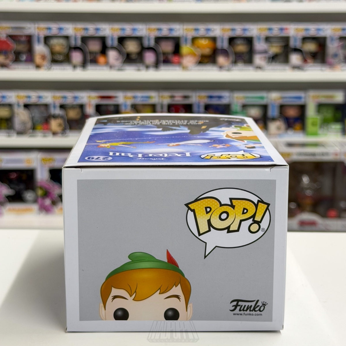 Funko Pop Disney Peter Pan Flying Hot Topic 279 Animated Fantasy Vinyl Figure