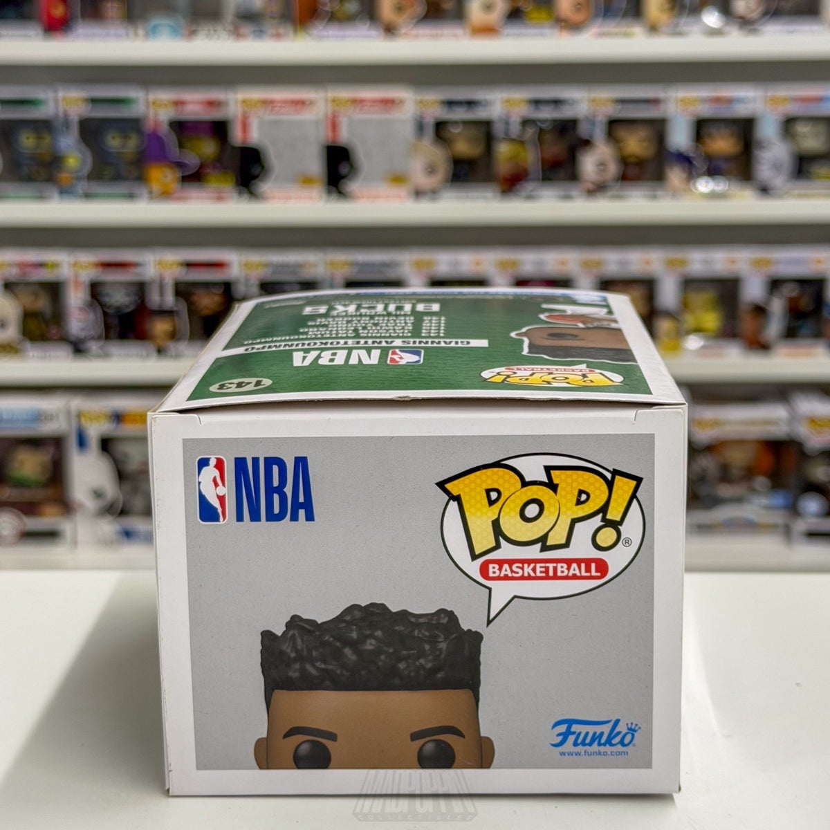 Funko Pop NBA Basketball Milwaukee Bucks Giannis Antetokounmpo 143 Vinyl Figure