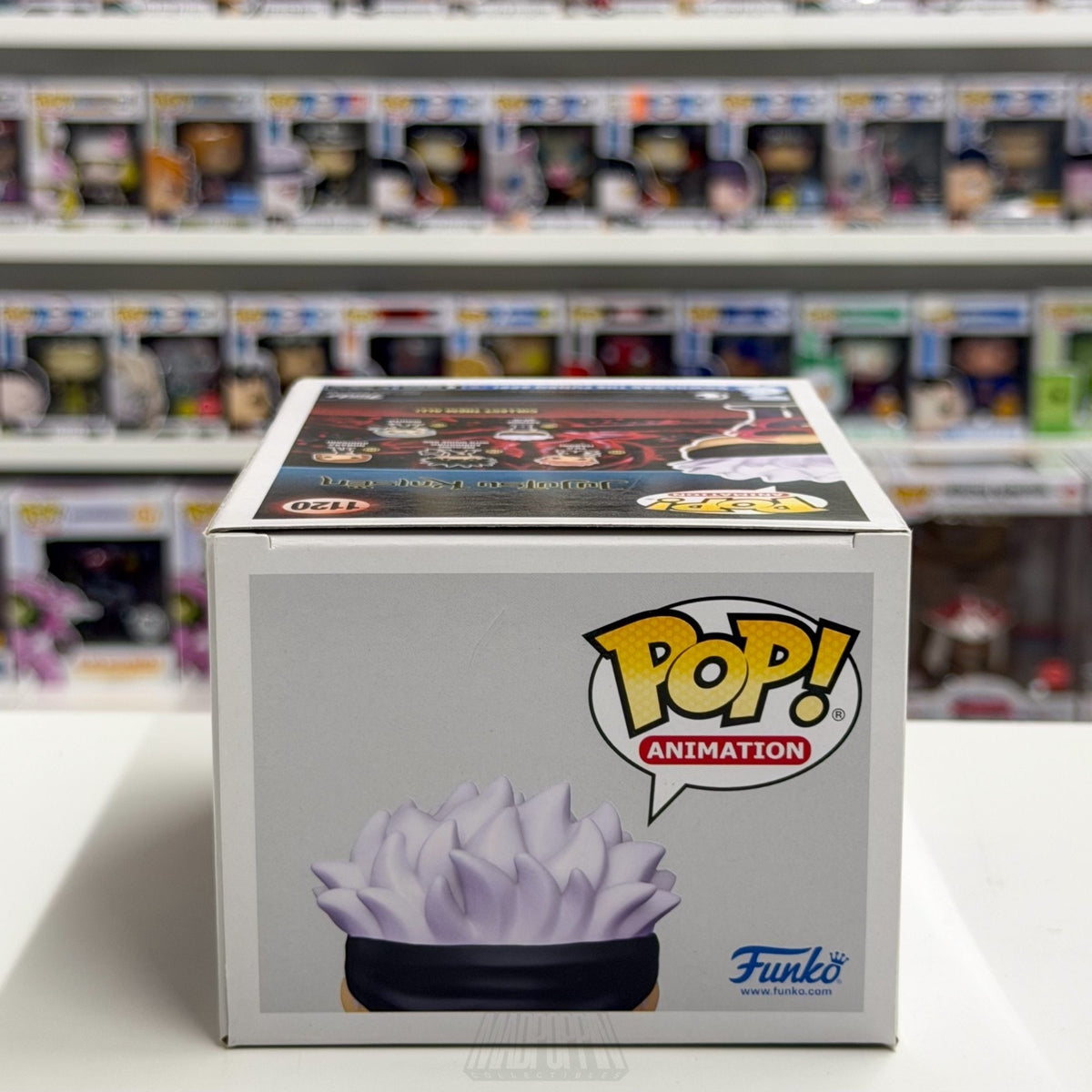 Funko Pop Anime Jujustsu Kaisen Satoru Gojo BoxLunch 1120 Manga Toy Vinyl Figure