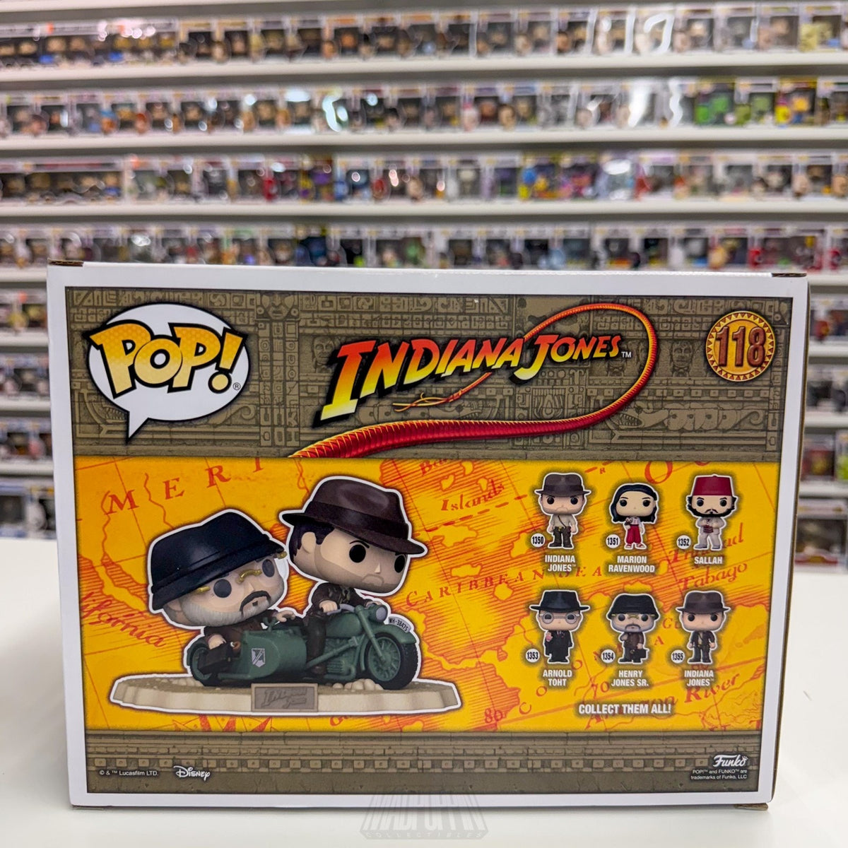 Funko Pop Deluxe Indiana Indy Jones & Henry Jones Sr Amazon 118 Toy Vinyl Figure