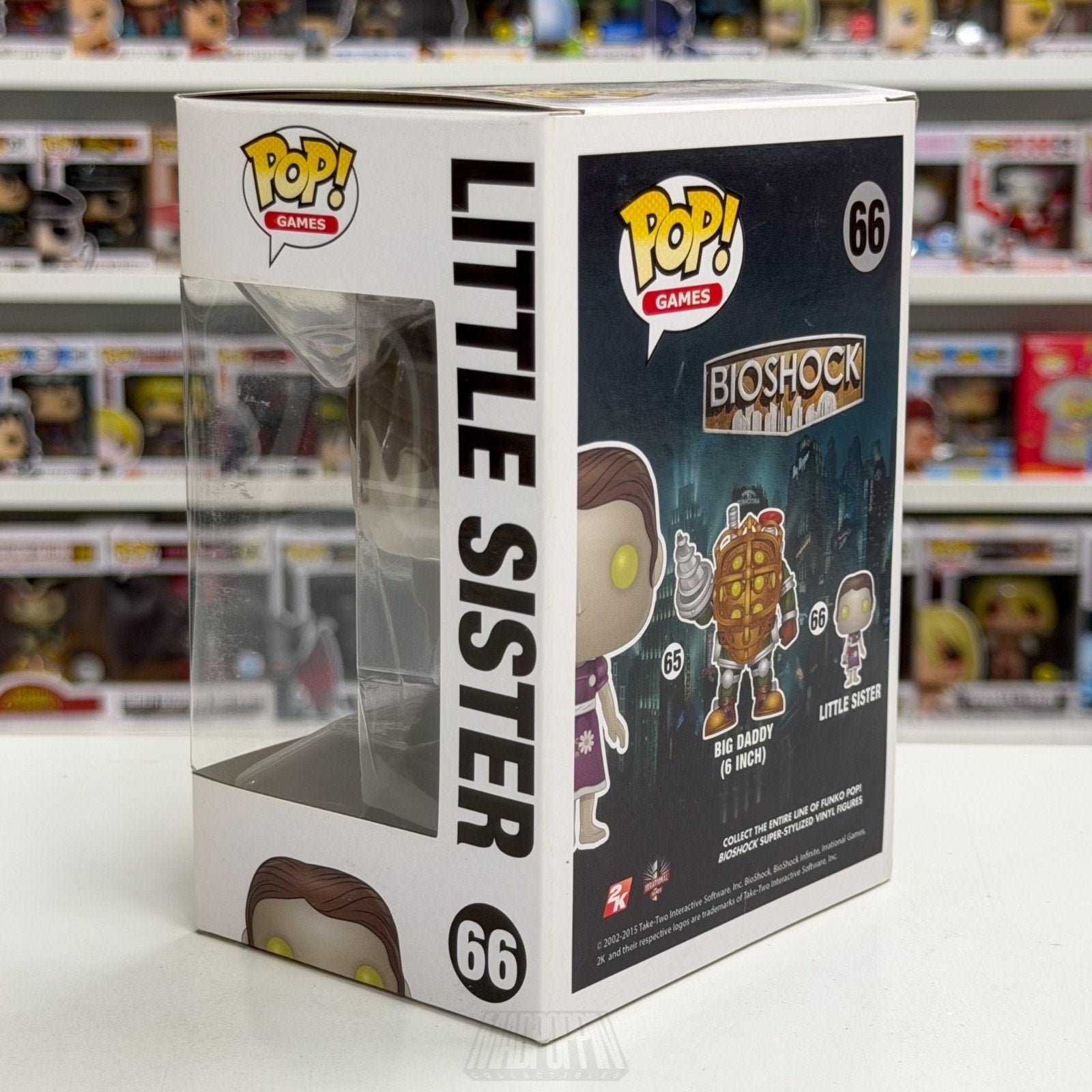 Funko Pop Games Bioshock Little Sister 66 FPS Rapture Gatherers Toy Vinyl Figure