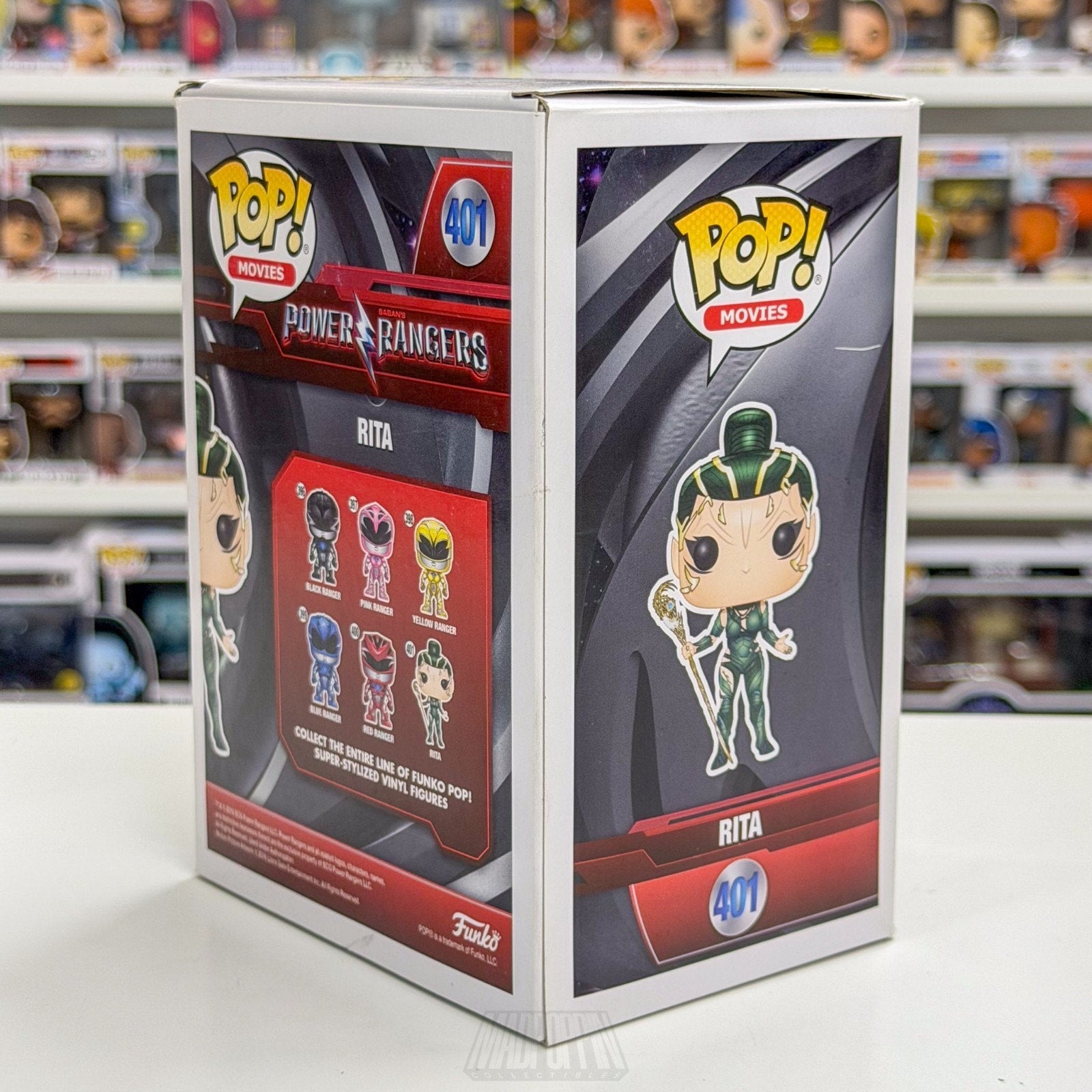 Funko Pop Movies Power Rangers Rita Repula Hot Topic 401 MMPR Toy Vinyl Figure