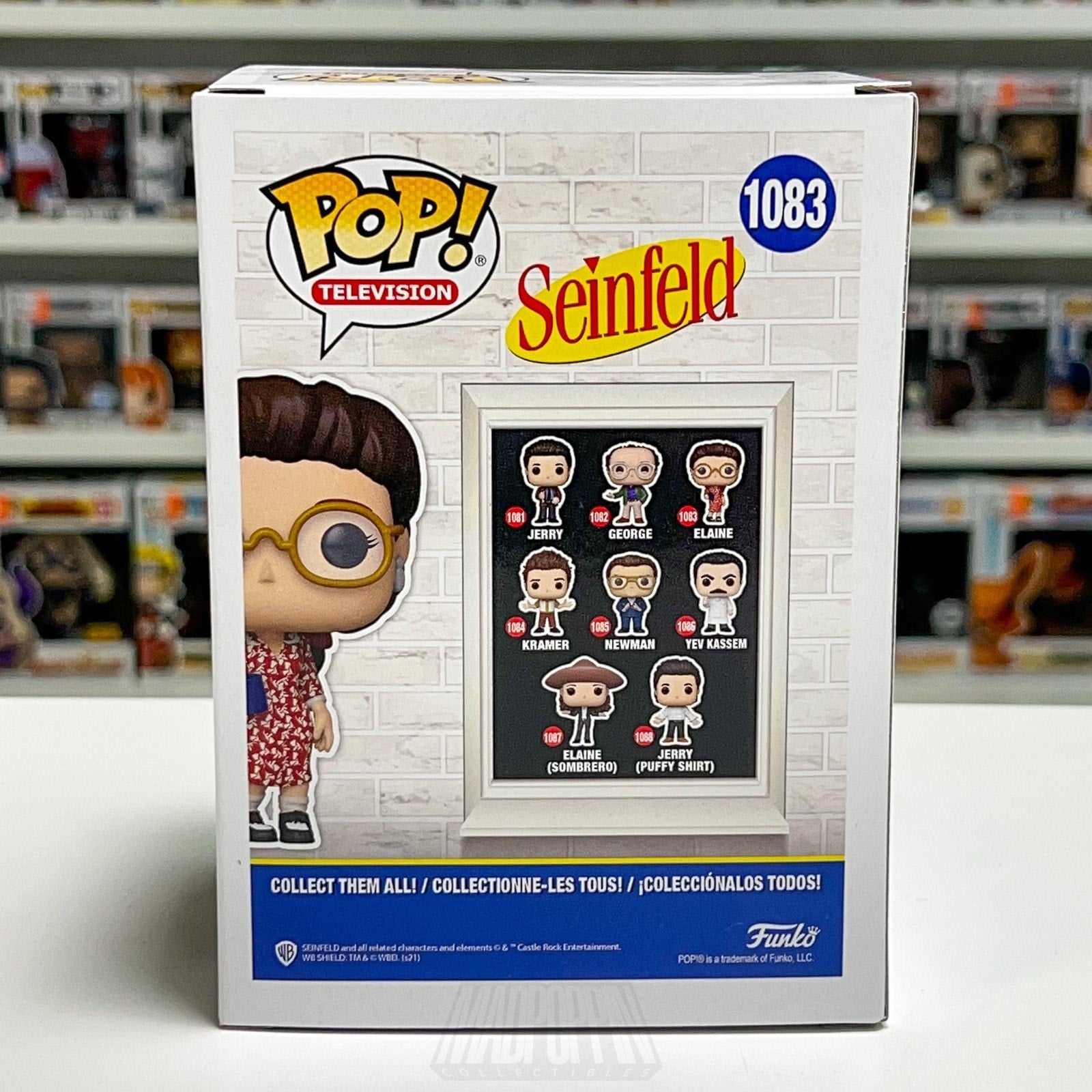 Funko Pop TV Seinfeld Elaine 1083 NBC New York Comedy Sitcom Toy Vinyl Figure
