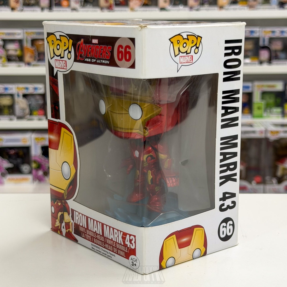 Funko Pop Marvel Avengers Age of Ultron Iron Man Mark 43 Flying 66 Vinyl Figure
