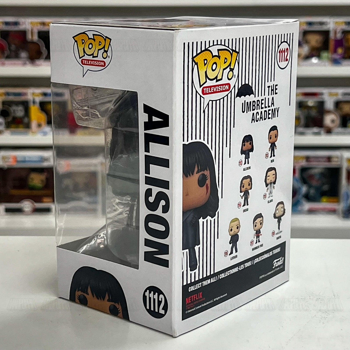 Funko Pop Television Umbrella Academy Allison 1112 Netflix Vinyl Figure NIB