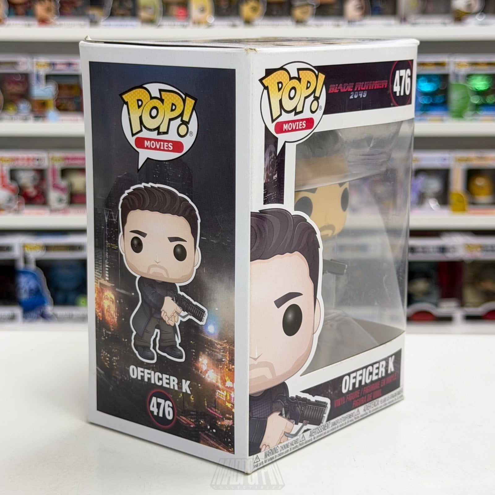 Funko Pop Movies Blade Runner 2049 Officer K 476 Sequel Sci-Fi Toy Vinyl Figure