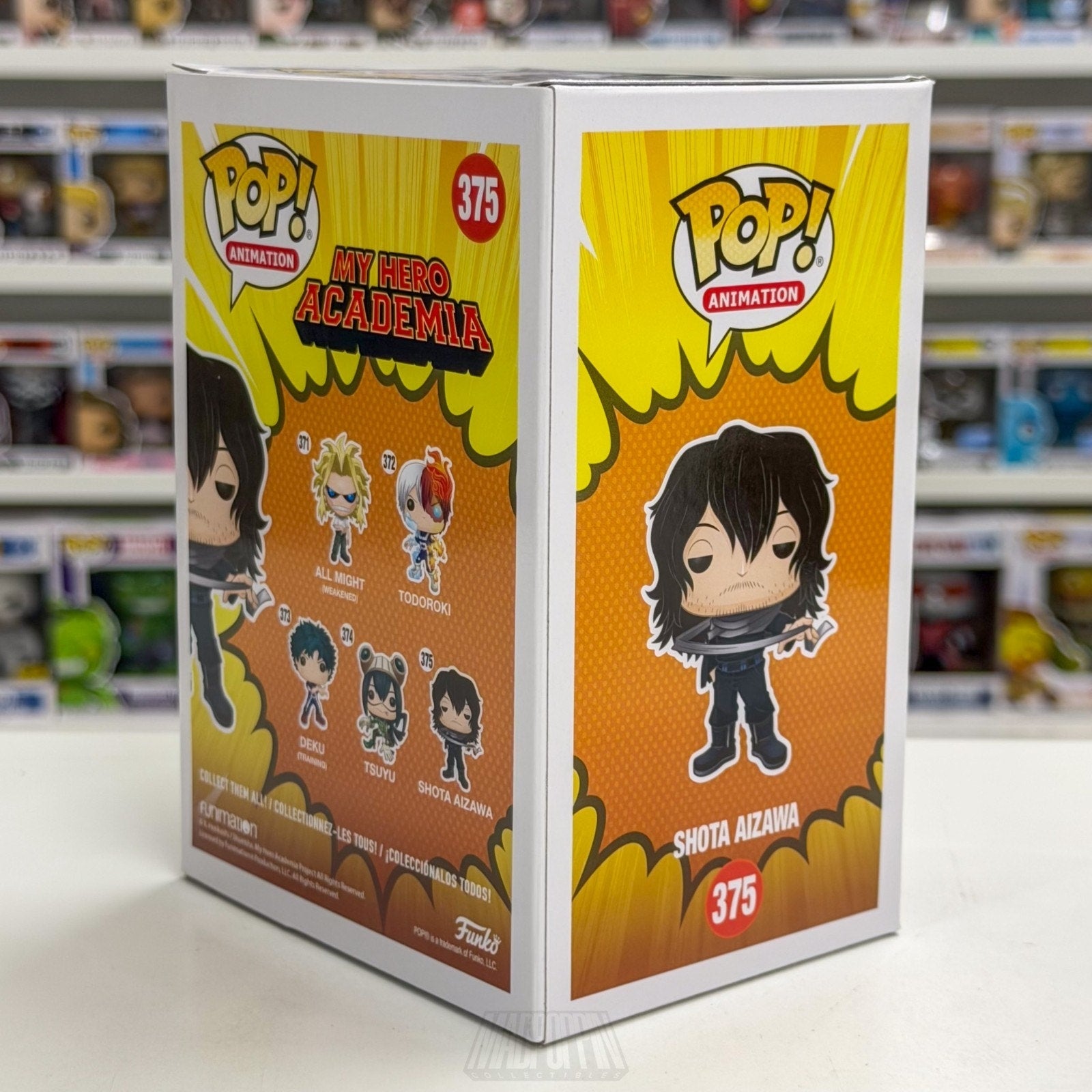 Funko Pop Anime My Hero Academia Shota Aizawa 375 Japan Manga Toy Vinyl Figure