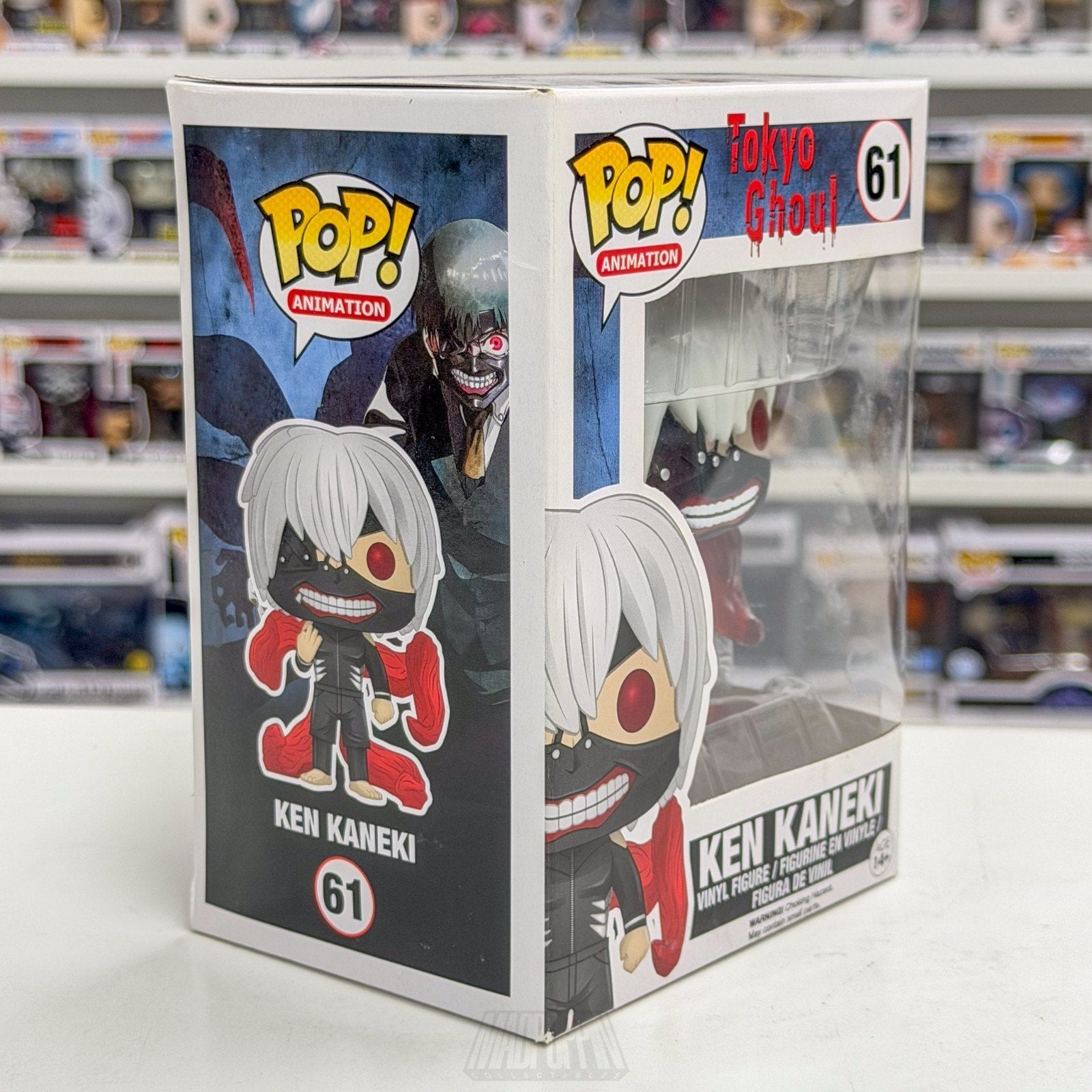 Funko Pop Anime Tokyo Ghoul Ken Kaneki 61 Dark Fantasy Manga Toy Vinyl Figure