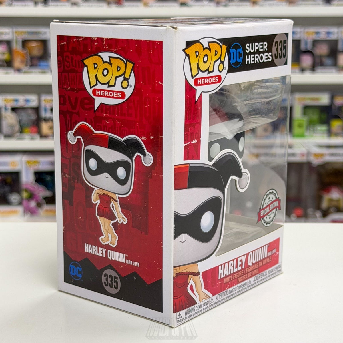Funko Pop DC Super Heroes Harley Quinn Mad Love Special Edition 335 Vinyl Figure