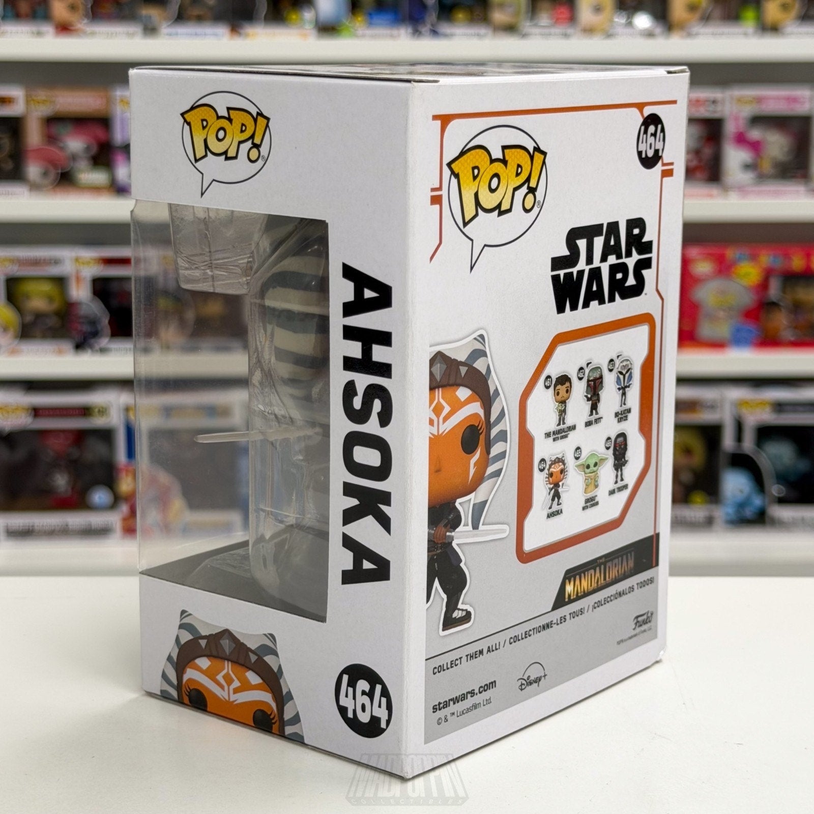 Funko Pop Star Wars The Mandalorian Ahsoka Tano w/Sabers 464 Jedi Vinyl Figure