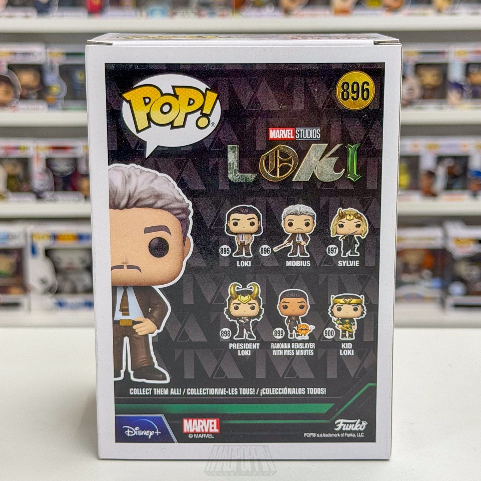 Funko Pop Marvel Studios Loki Mobius 896 MCU TVA Multiverse Toy Vinyl Figure
