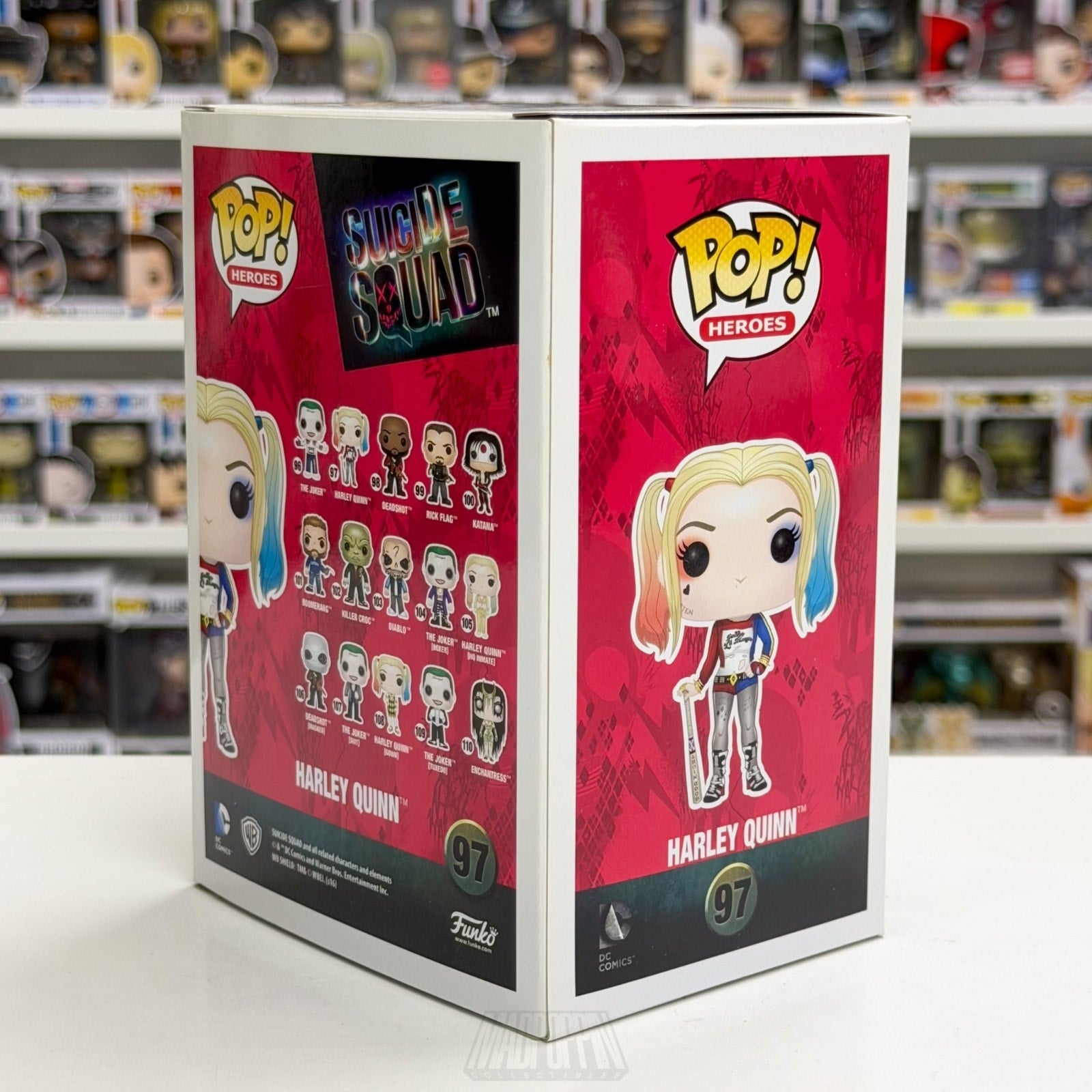 Funko Pop DC Heroes Suicide Squad Harley Quinn 97 Joker Batman Toy Vinyl Figure