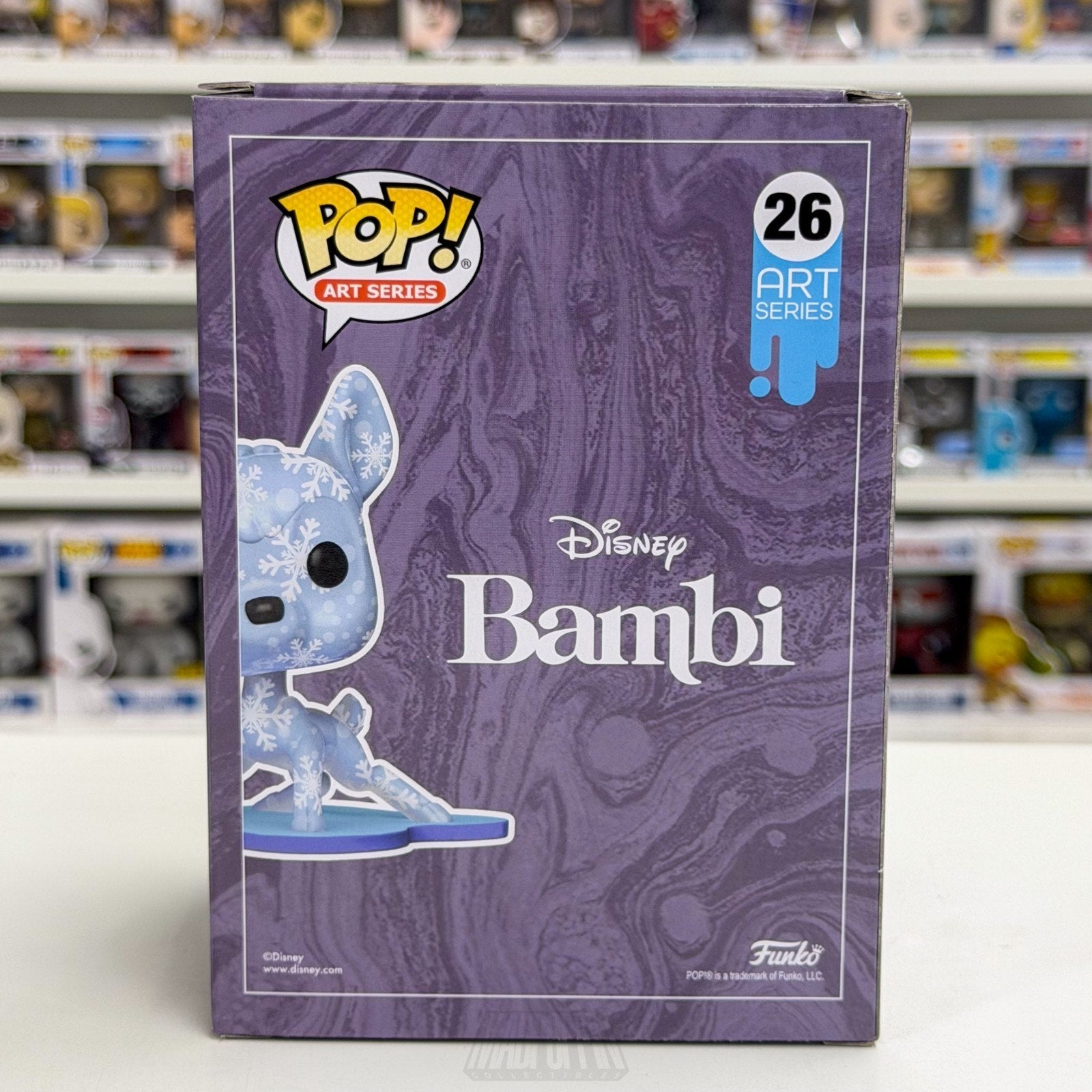Funko Pop Disney Art Series Bambi Amazon 26 Animation Roe Deer Toy Vinyl Figure