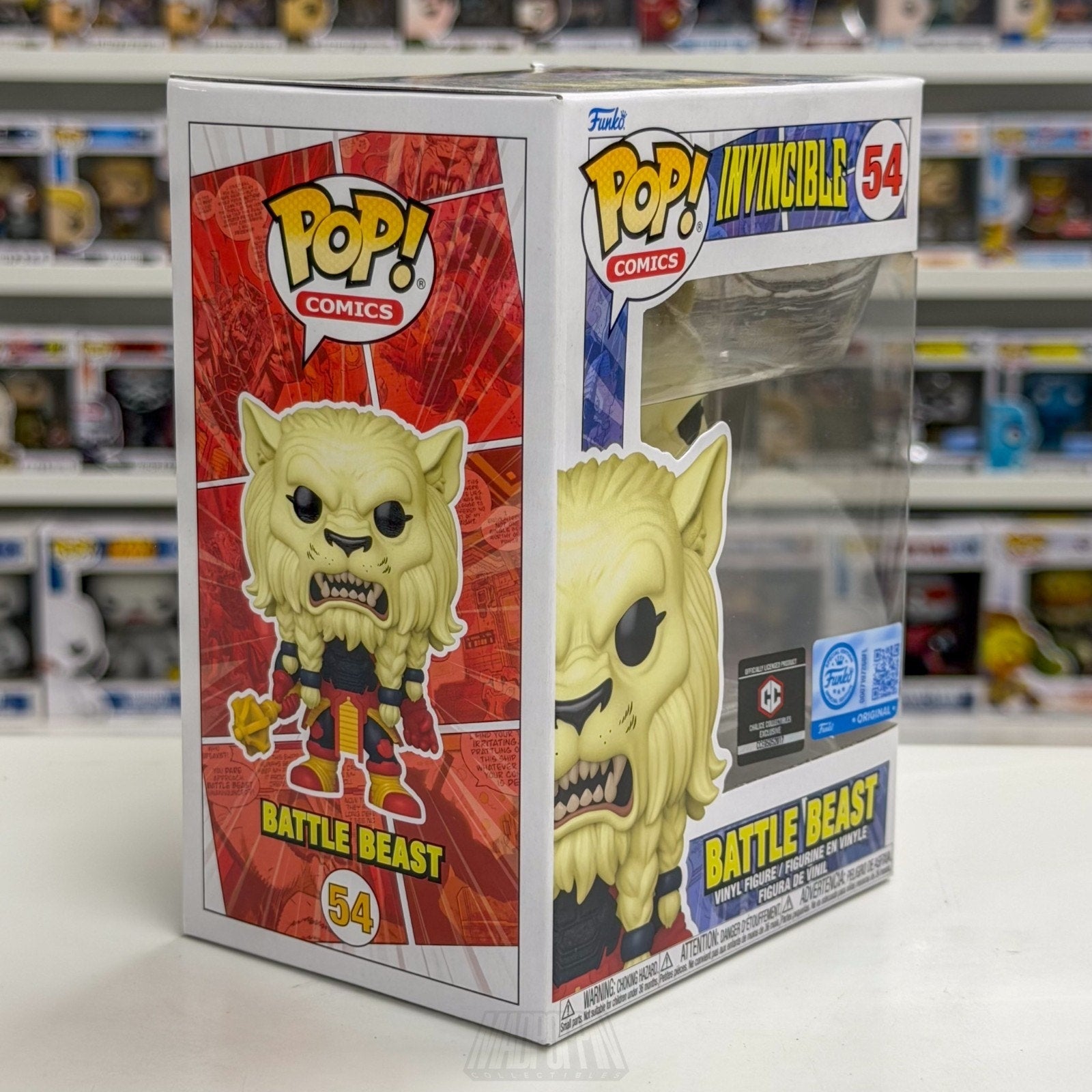 Funko Pop Comics Invincible Battle Beast Chalice Collectibles 54 Vinyl Figure