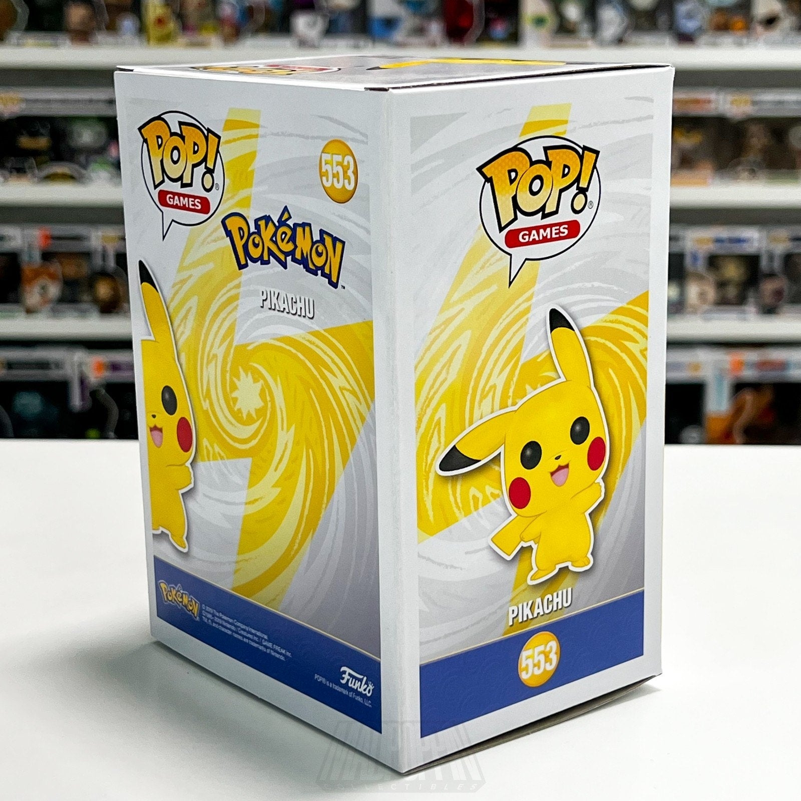 Funko Pop Games Pokemon Pikachu BOX ONLY NO FIGURE NO INSERT Mint TCG Japanese