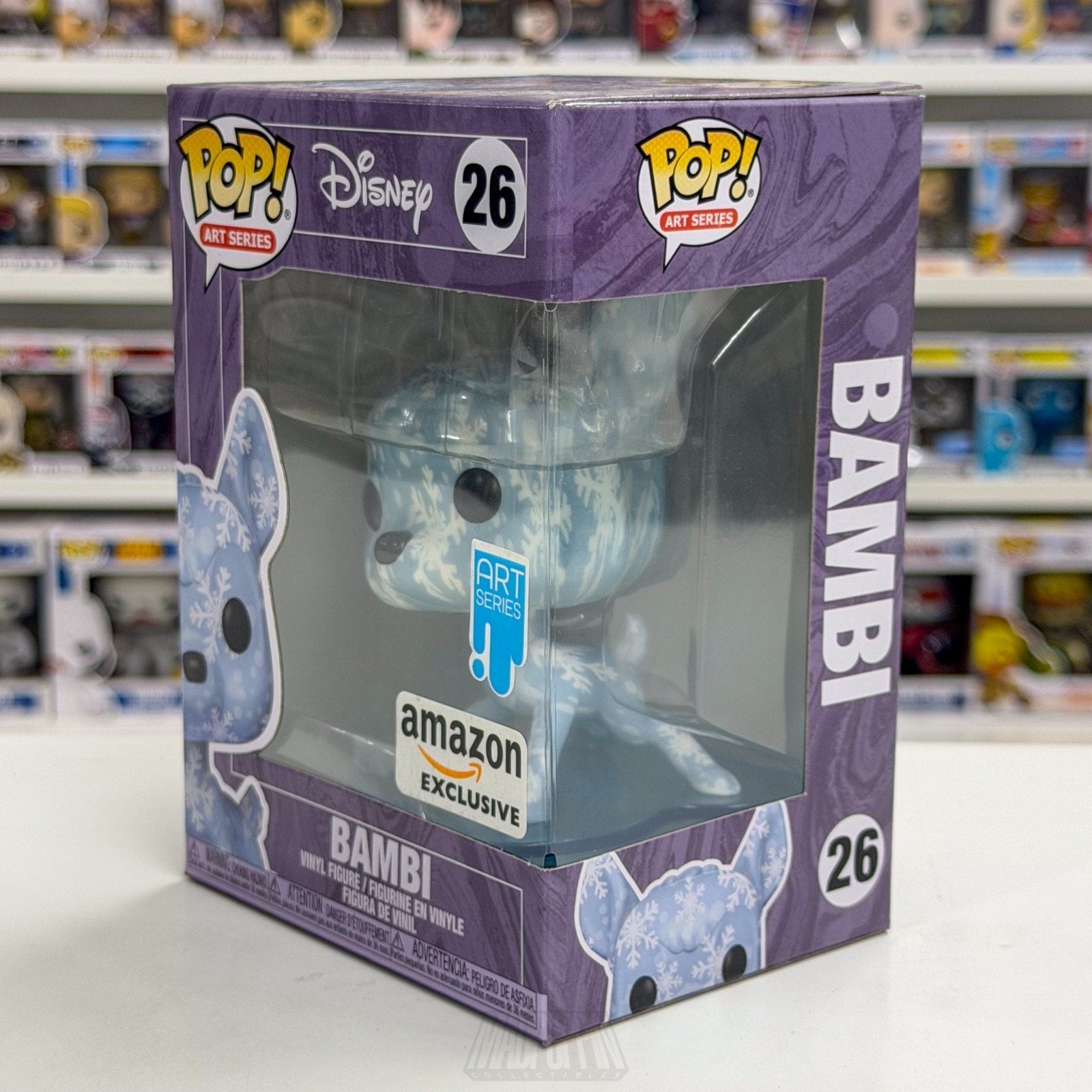 Funko Pop Disney Art Series Bambi Amazon 26 Animation Roe Deer Toy Vinyl Figure