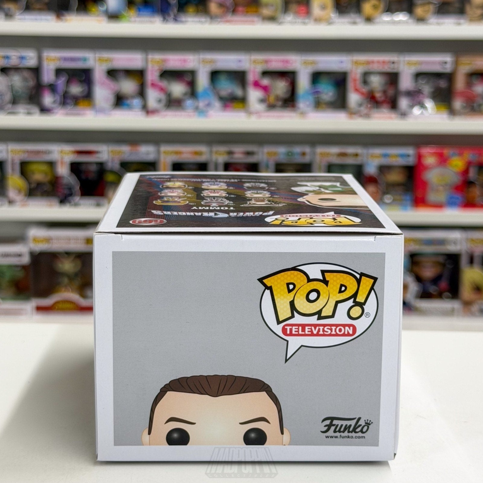 Funko Pop TV Power Rangers Tommy Green Metallic Galactic Toys 669 Vinyl Figure