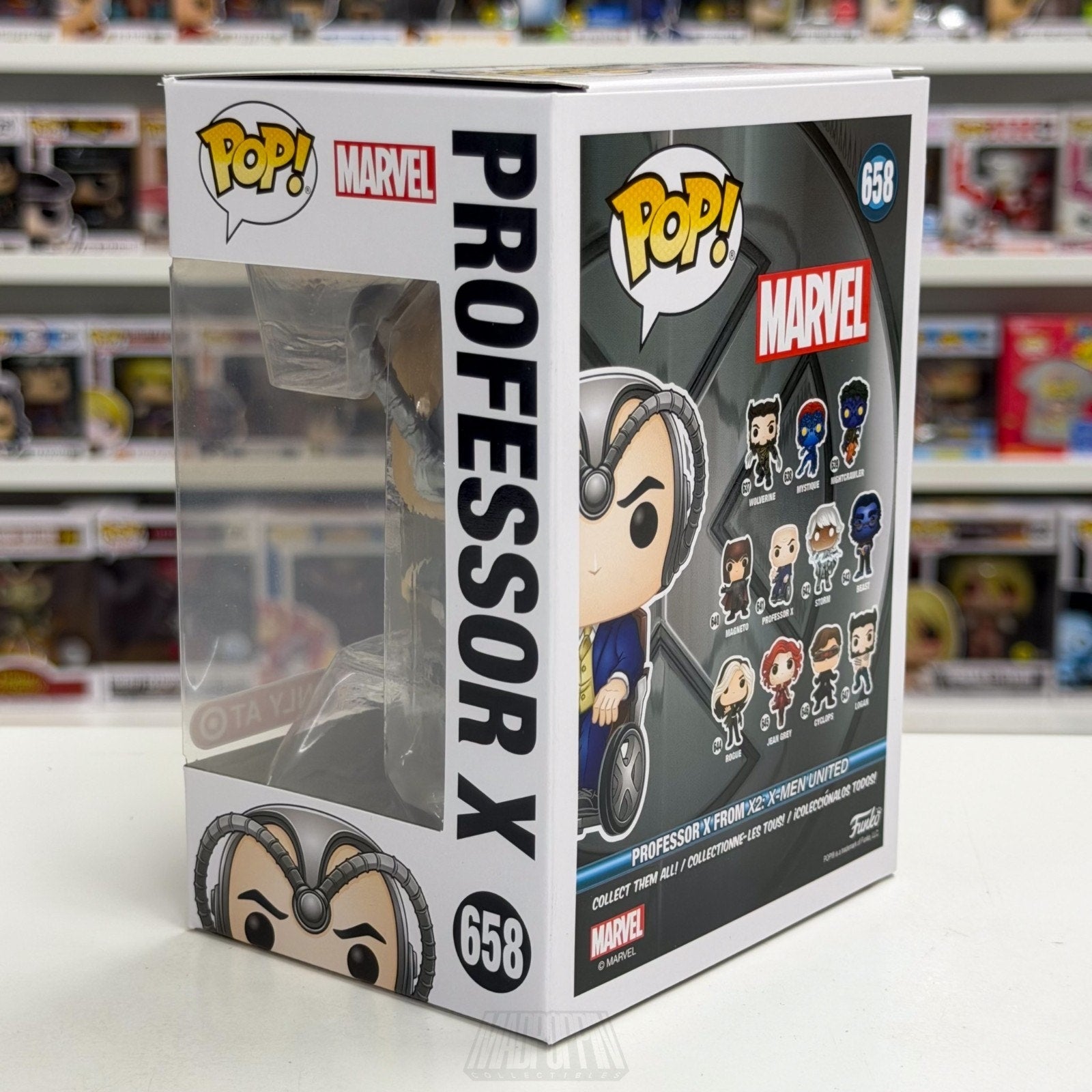 Funko Pop Marvel X-Men Professor X Cerebro Target 658 Mutant Toy Vinyl Figure