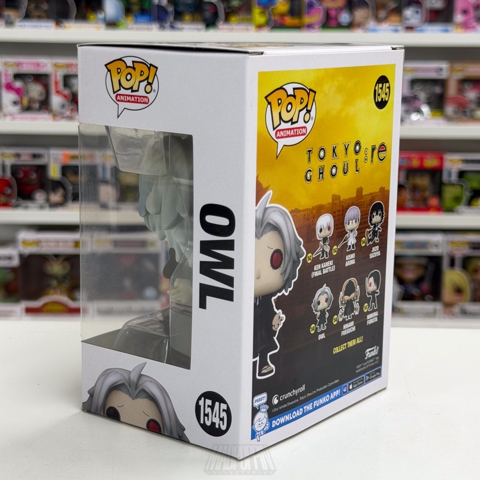 Funko Pop Anime Tokyo Ghoul:re Owl Seidou Takizawa 1545 Japan Manga Vinyl Figure