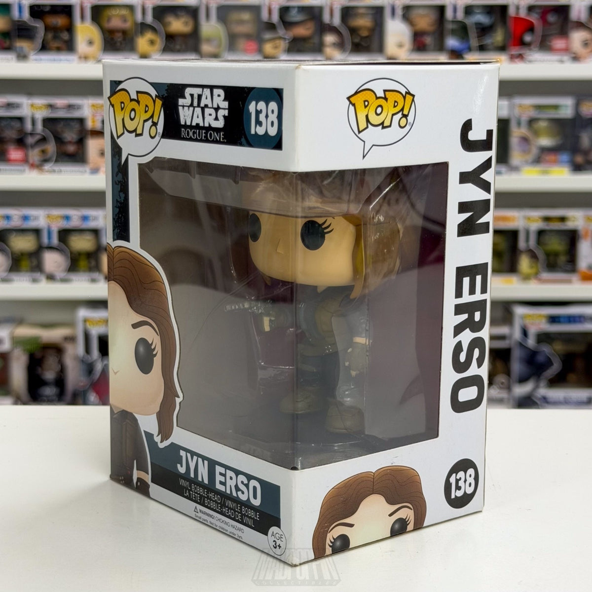 Funko Pop Star Wars Rogue One Jyn Erso 138 Rebel Alliance Toy Vinyl Figure