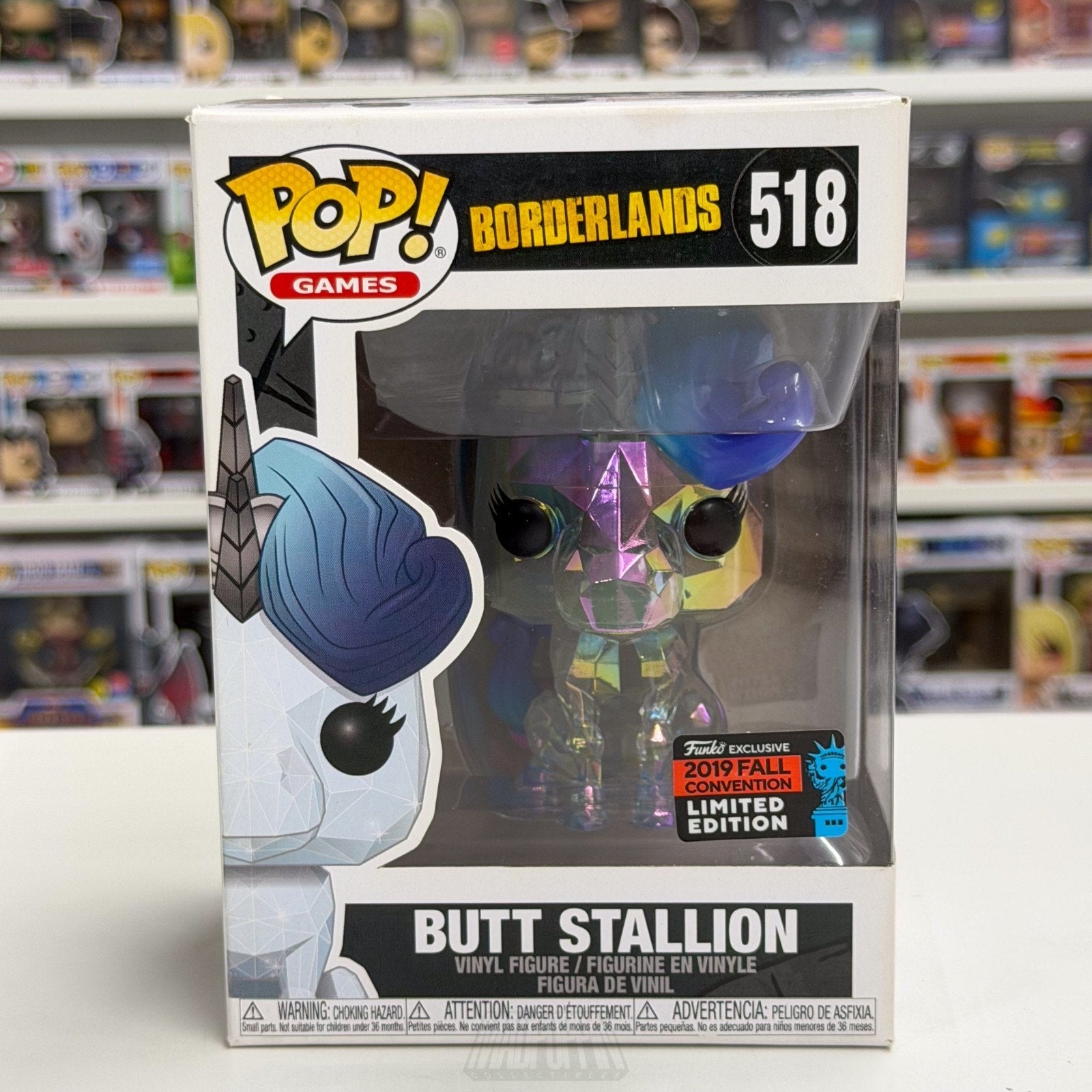 Funko Pop Games Borderlands Butt Stallion NYCC 518 Diamond Pony Toy Vinyl Figure