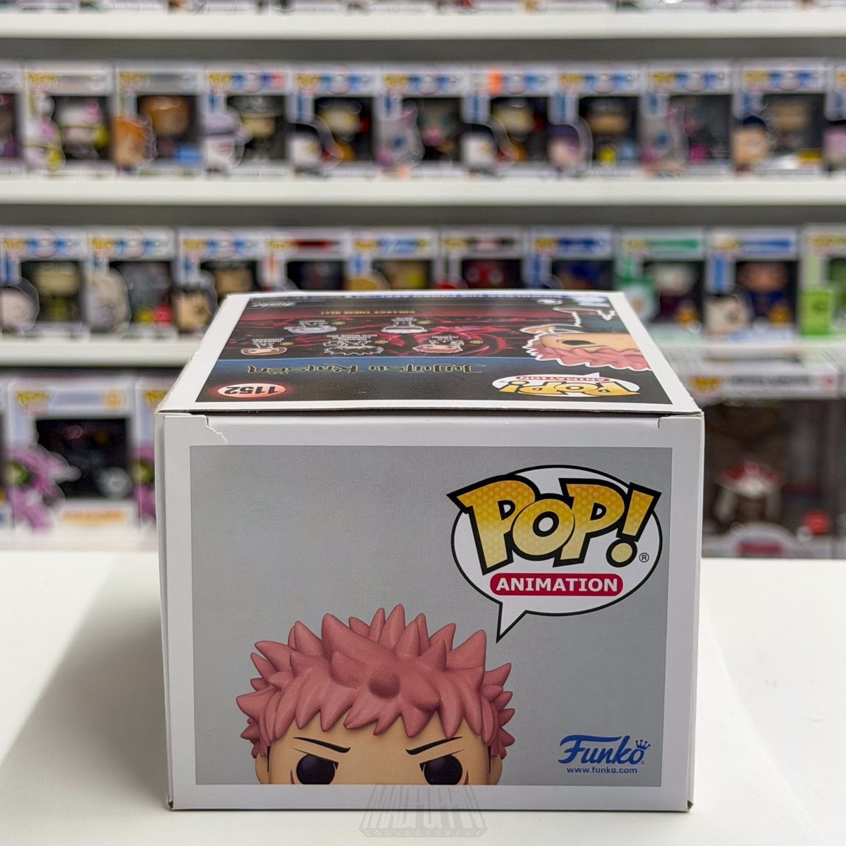 Funko Pop Anime Jujutsu Kaisen Yuji Itadori w/Sukuna Mouth Hot Topic 1152 Figure