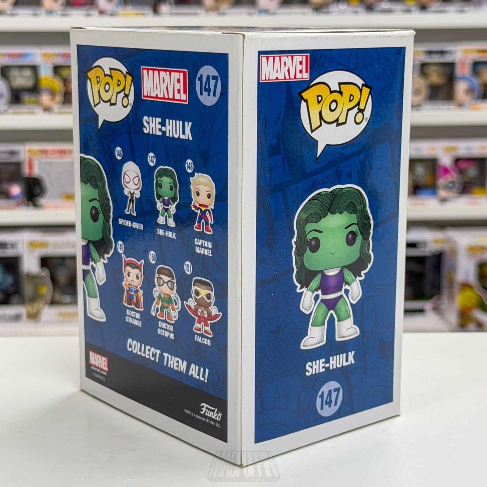 Funko Pop Marvel She-Hulk Glow in the Dark LACC Comikaze 147 Toy Vinyl Figure