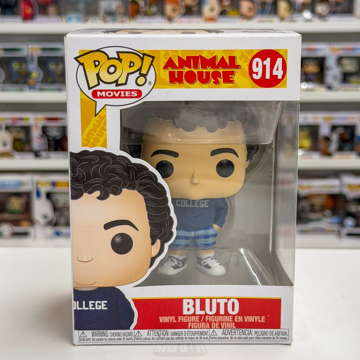 Funko Pop Movies National Lampoons Animal House Bluto 914 Comedy Vinyl Figure