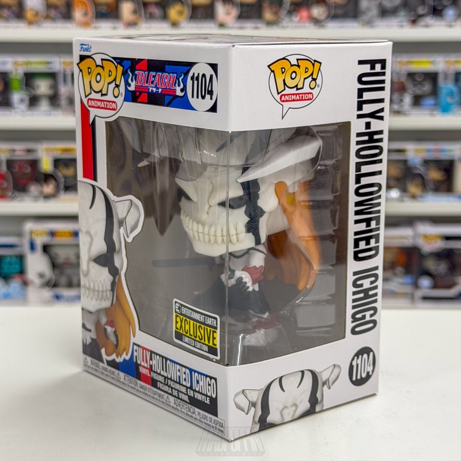 Funko Pop Anime Bleach Fully-Hollowfied Ichigo Entertainment Earth 1104 Figure