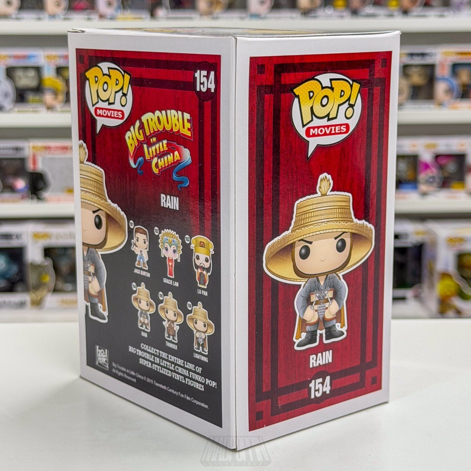 Funko Pop Movies Big Trouble In Little China Rain 154 Action Comedy Vinyl Figure