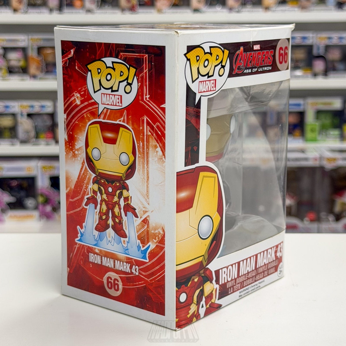 Funko Pop Marvel Avengers Age of Ultron Iron Man Mark 43 Flying 66 Vinyl Figure