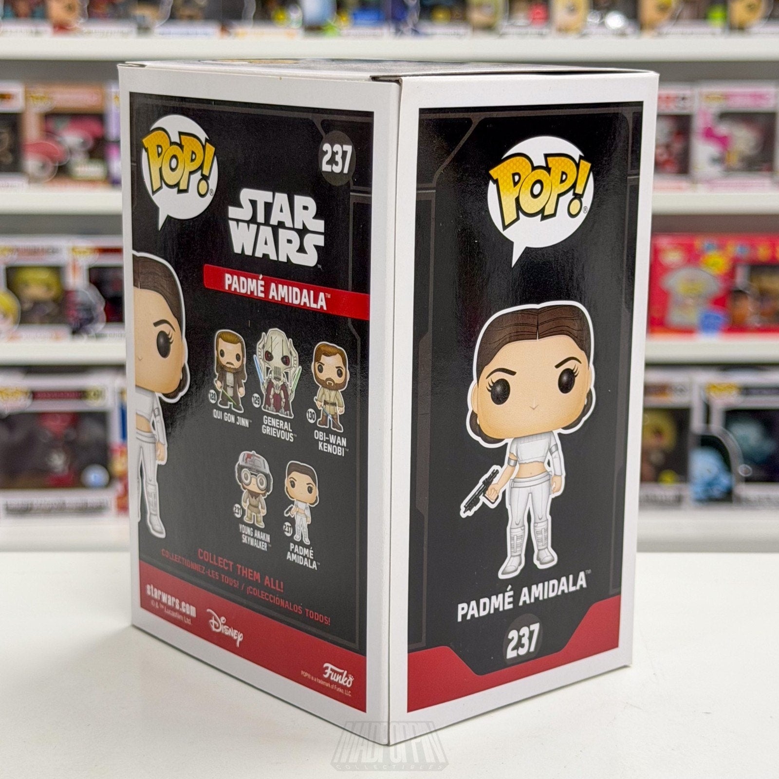 Funko Pop Star Wars Episode II Attack of Clones Padme Amidala Geonosis ECCC 237
