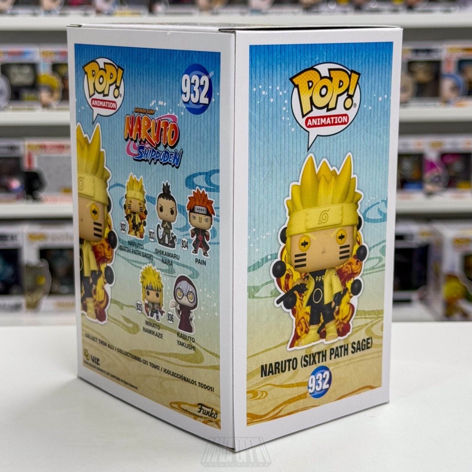 Funko Pop Anime Naruto Sixth Path Sage Glow Specialty Series 932 Manga Figure