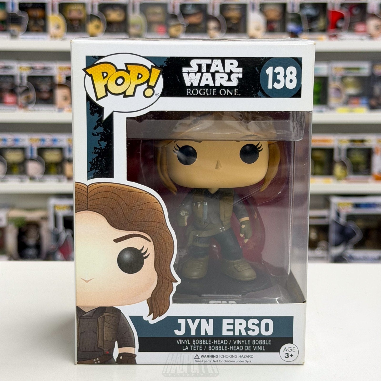 Funko Pop Star Wars Rogue One Jyn Erso 138 Rebel Alliance Toy Vinyl Figure