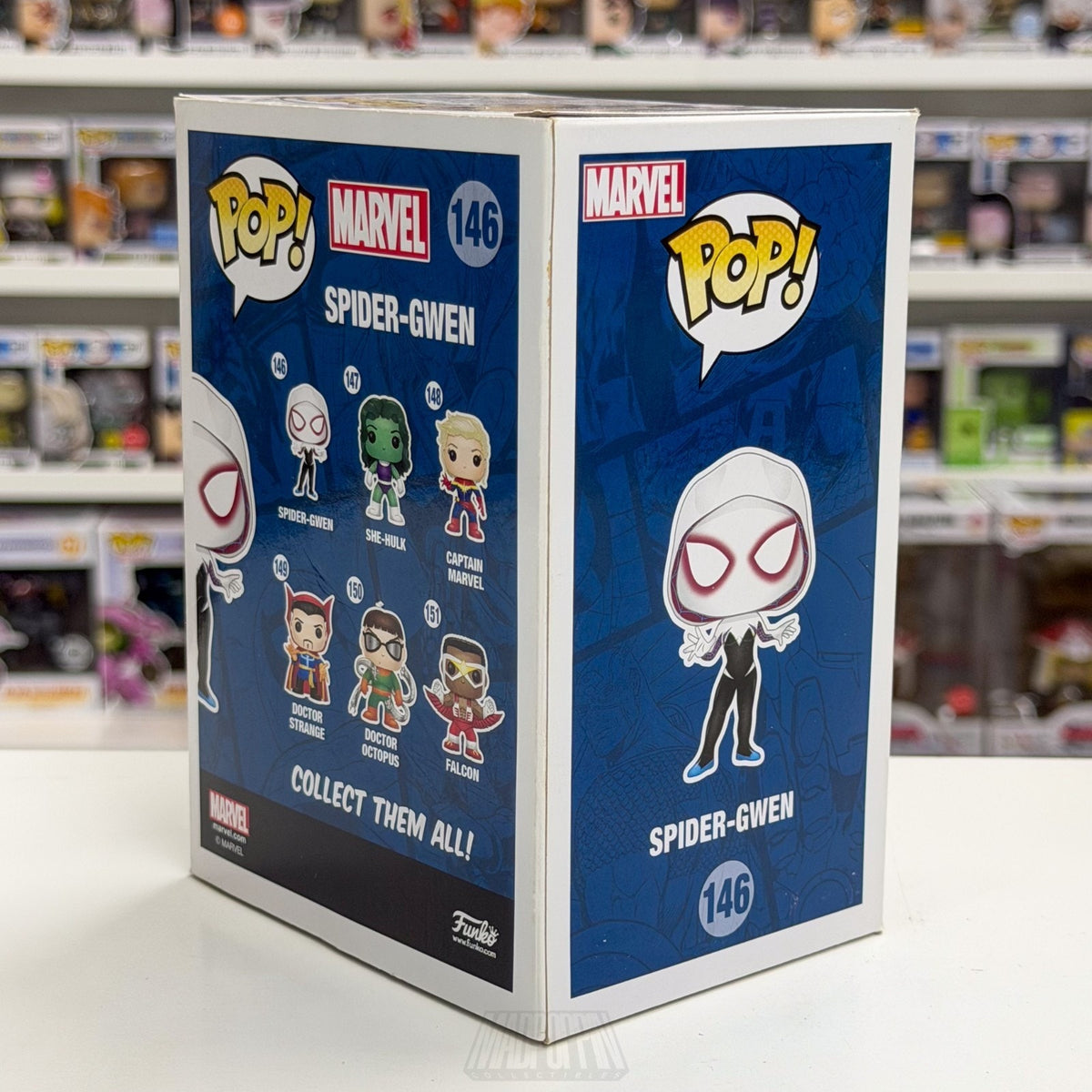 Funko Pop Marvel Spider Gwen Stacy 146 Hooded Superhero MCU Toy Vinyl Figure