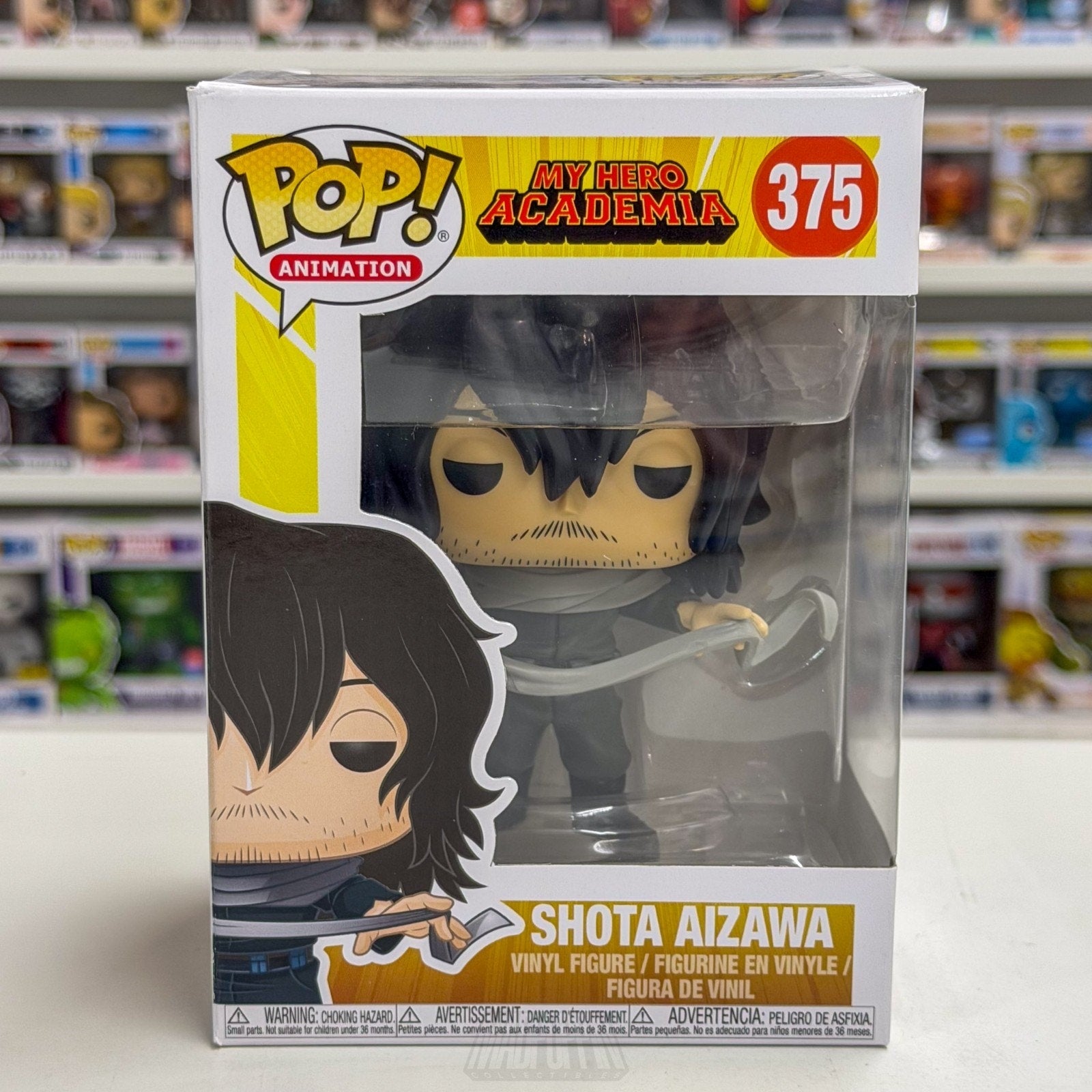 Funko Pop Anime My Hero Academia Shota Aizawa 375 Japan Manga Toy Vinyl Figure
