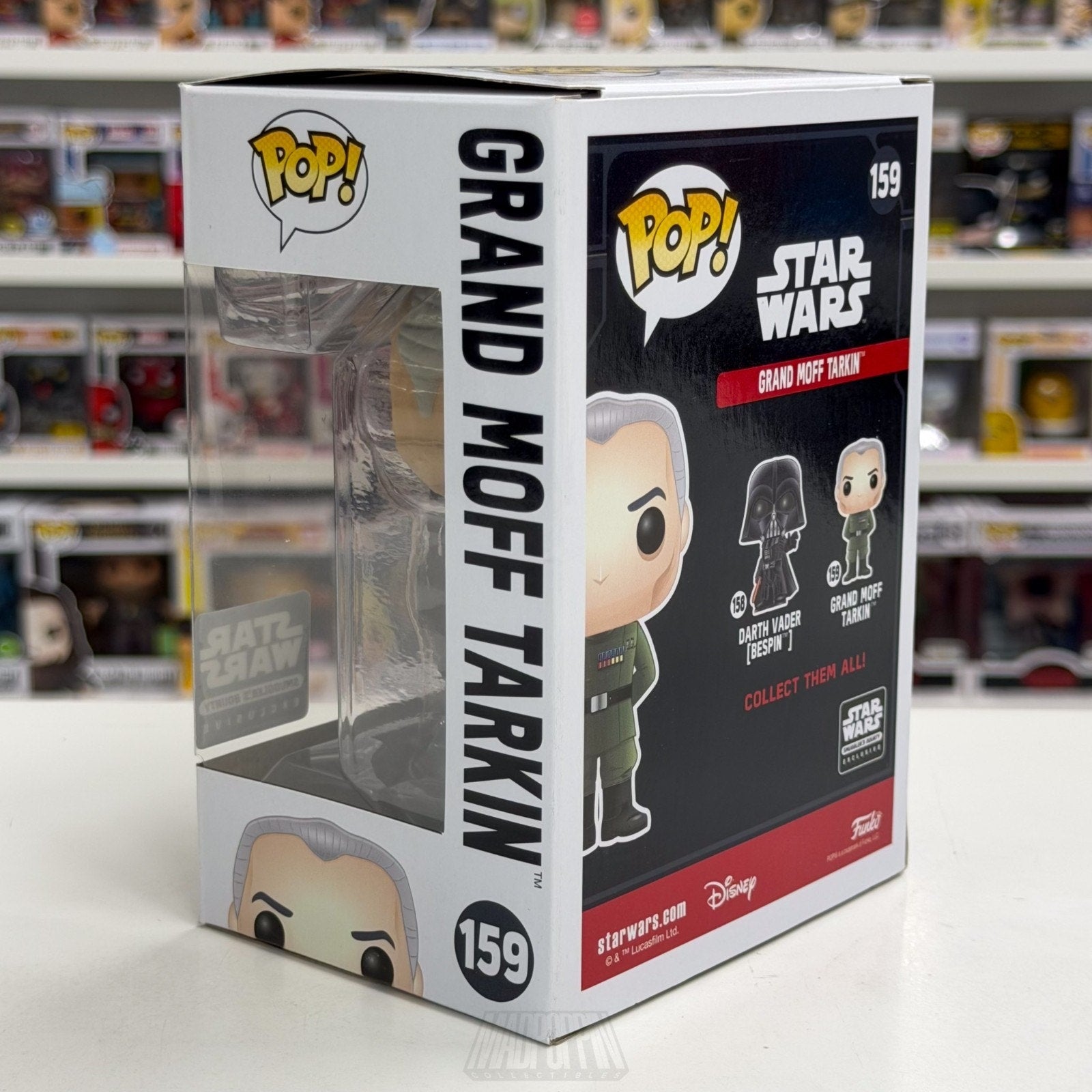 Funko Pop Star Wars Smuggler's Bounty Grand Moff Tarkin 159 Empire Vinyl Figure