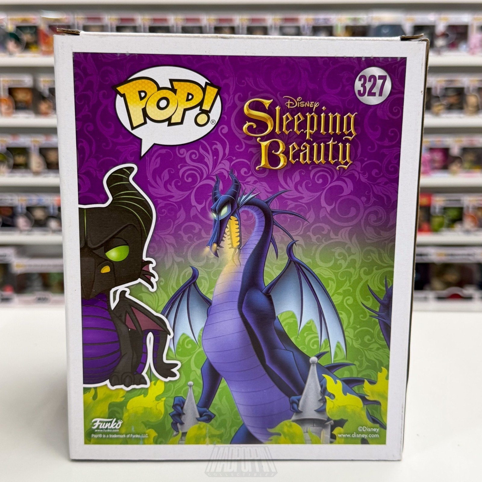 Funko Pop Disney Sleeping Beauty Maleficent 327 Wicked Dragon Vinyl 6" Figure