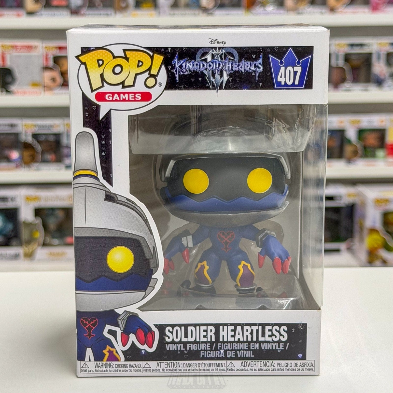 Funko Pop Disney Games Kingdom Hearts 3 Soldier Heartless 407 Toy Vinyl Figure