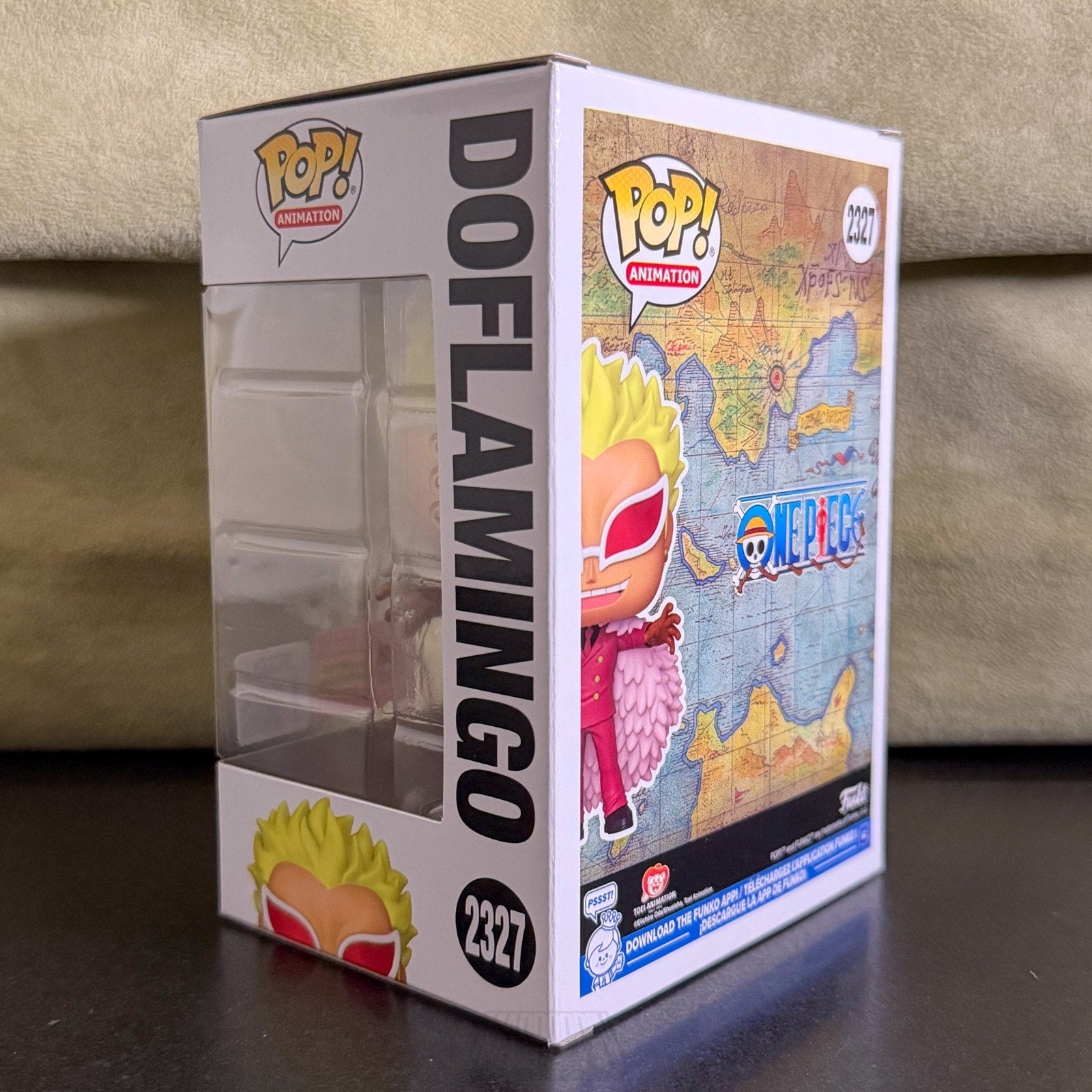 Funko Pop Anime One Piece Doflamingo Flocked 2327 SDCC 2026 Official Toy Figure