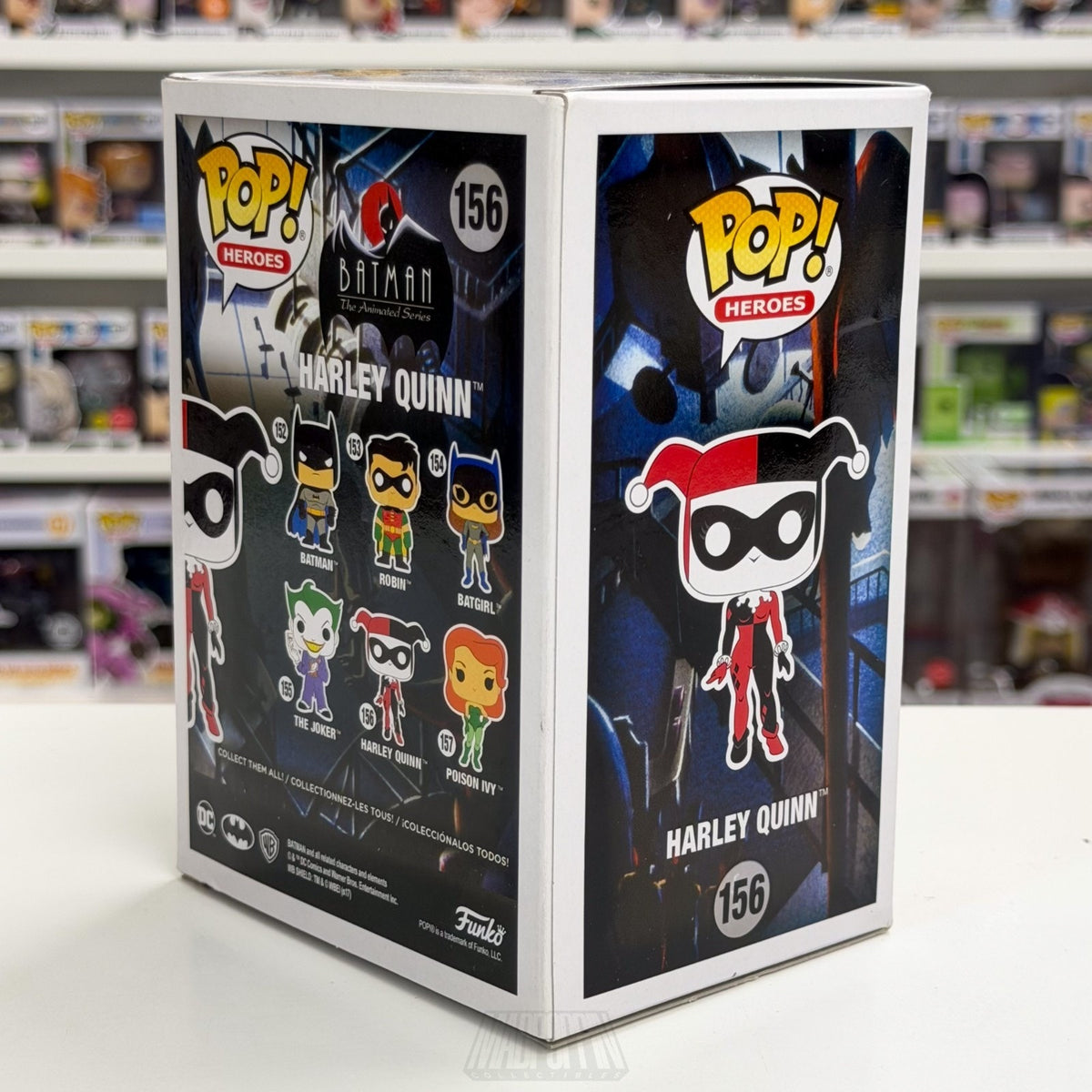 Funko Pop DC Heroes Harley Quinn Hot Topic Diamond 156 Batman BTAS Vinyl Figure