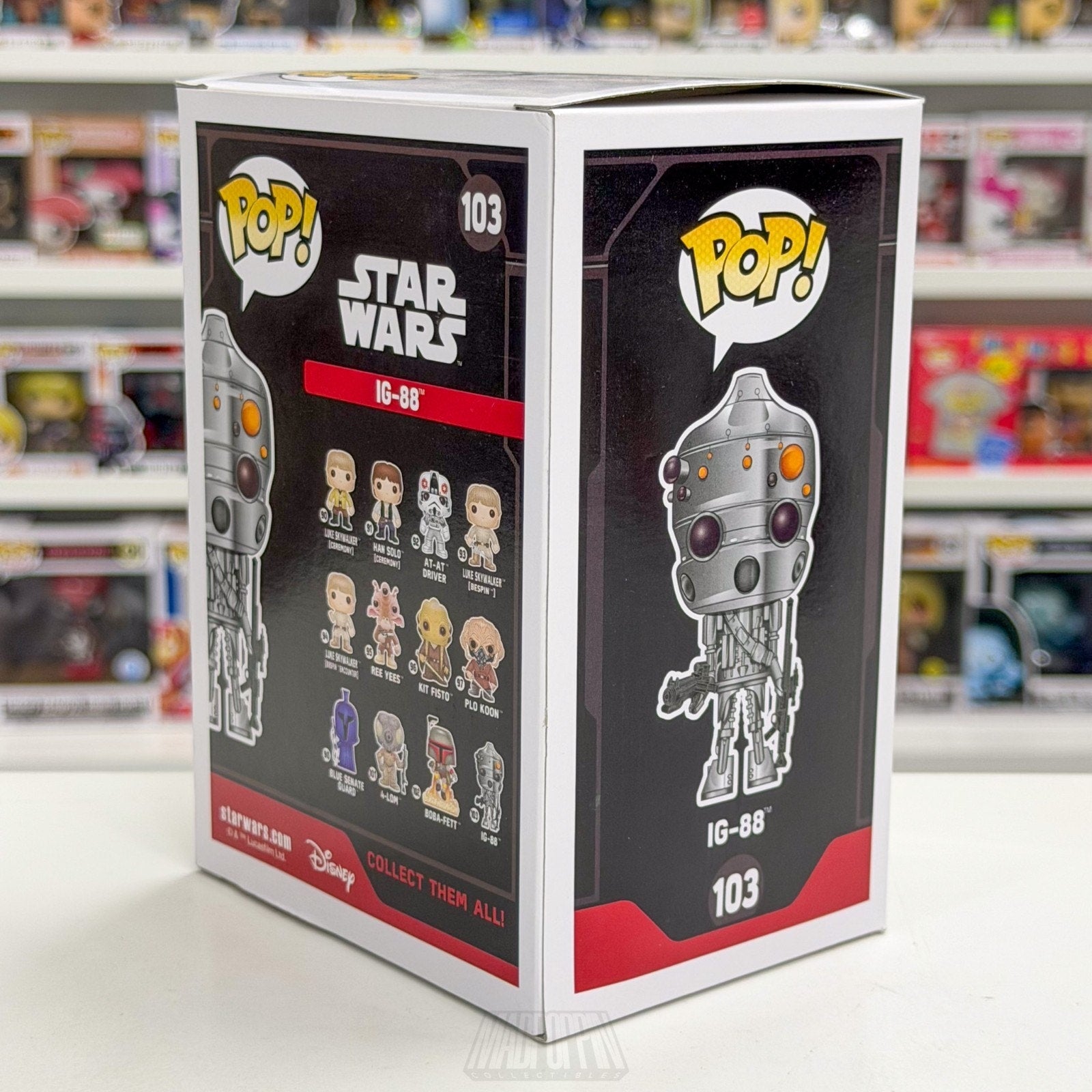 Funko Pop Star Wars IG-88 Smuggler's Bounty 103 Bounty Hunter Toy Vinyl Figure