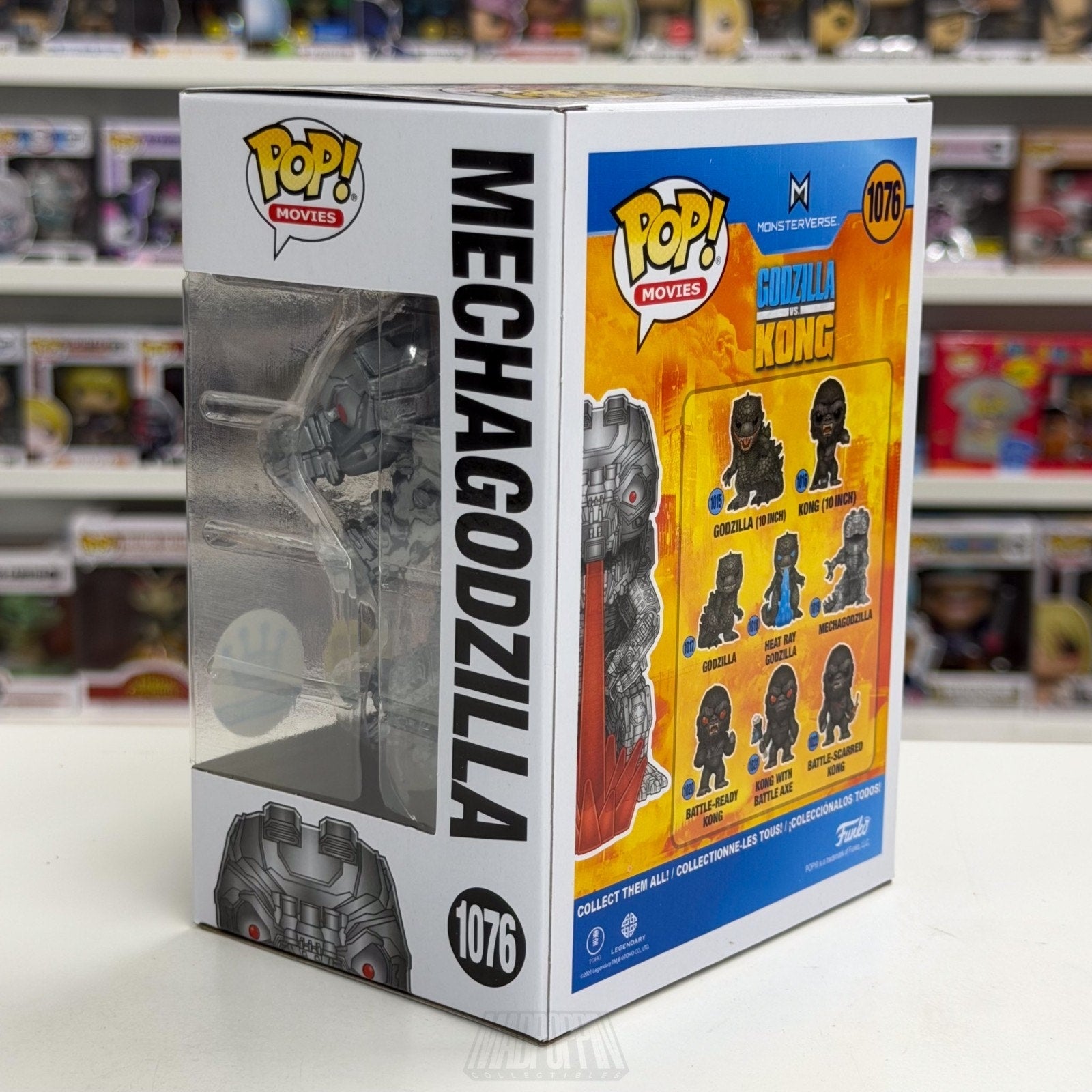 Funko Pop Movies Godzilla vs Kong Mechagodzilla Glow 1076 Kaiju Toy Vinyl Figure