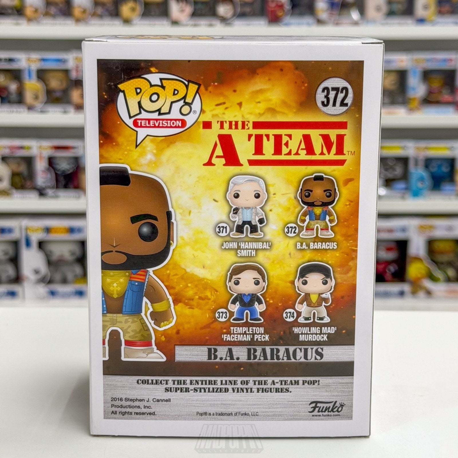 Funko Pop TV The A-Team B.A. Baracus 372 Action Adventure Series Vinyl Figure