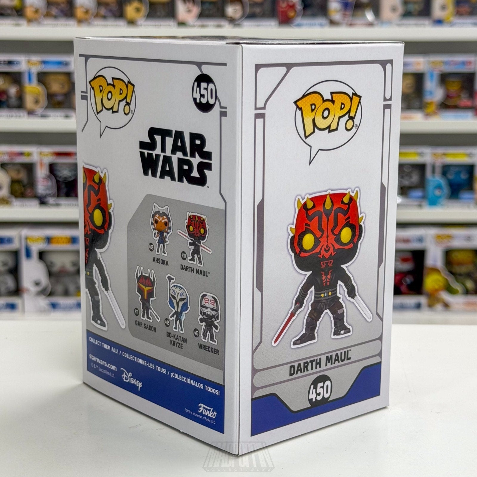Funko Pop Star Wars Darth Maul Darksaber Chalice Collectibles 450 Vinyl Figure