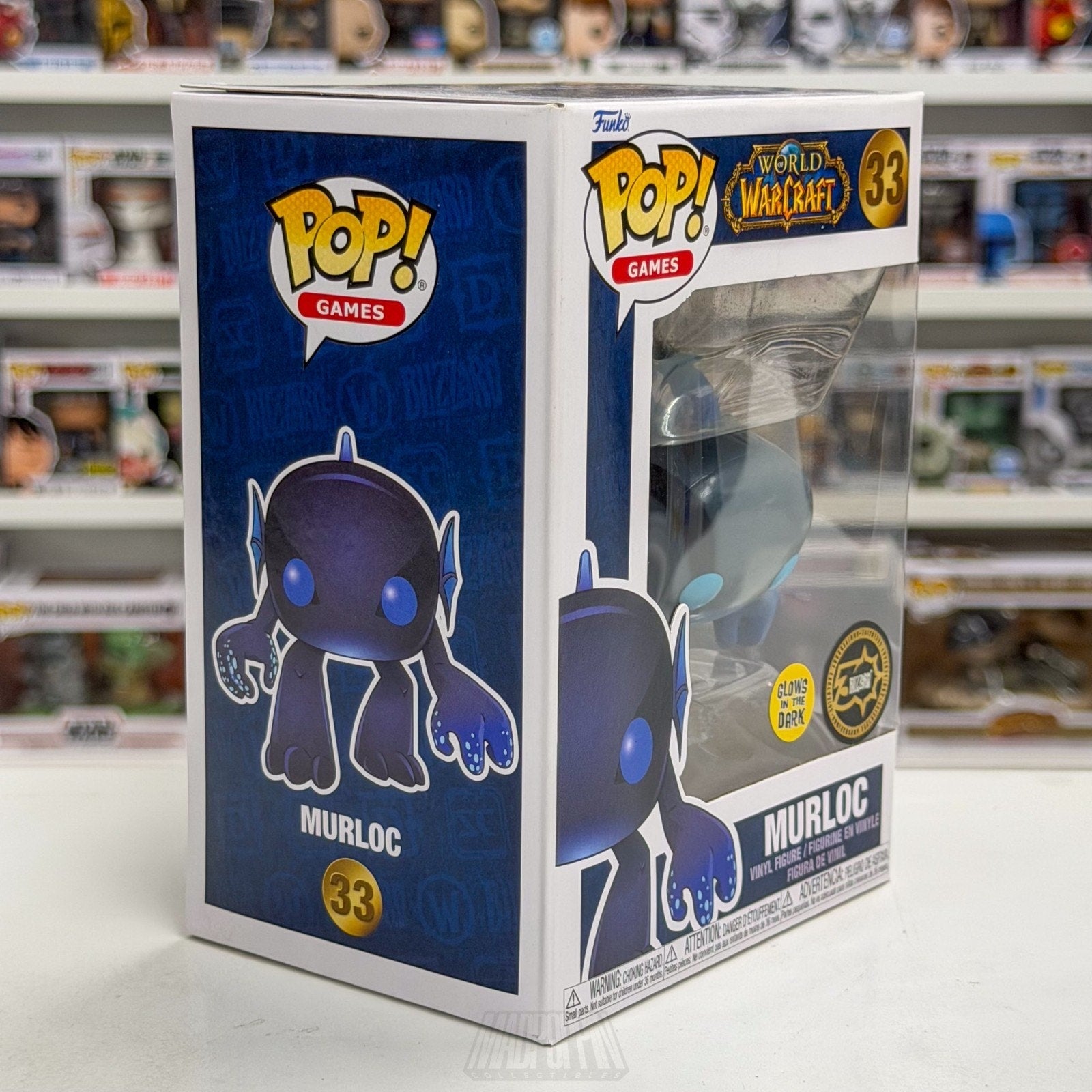 Funko Pop Games World of Warcraft WoW Murloc Blow Glow Blizzard 33 Vinyl Figure