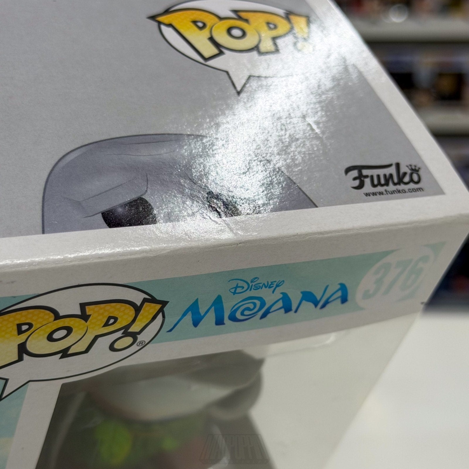 Funko Pop Disney Moana Maui Shark Head ECCC Spring Con 376 Demigod Vinyl Figure