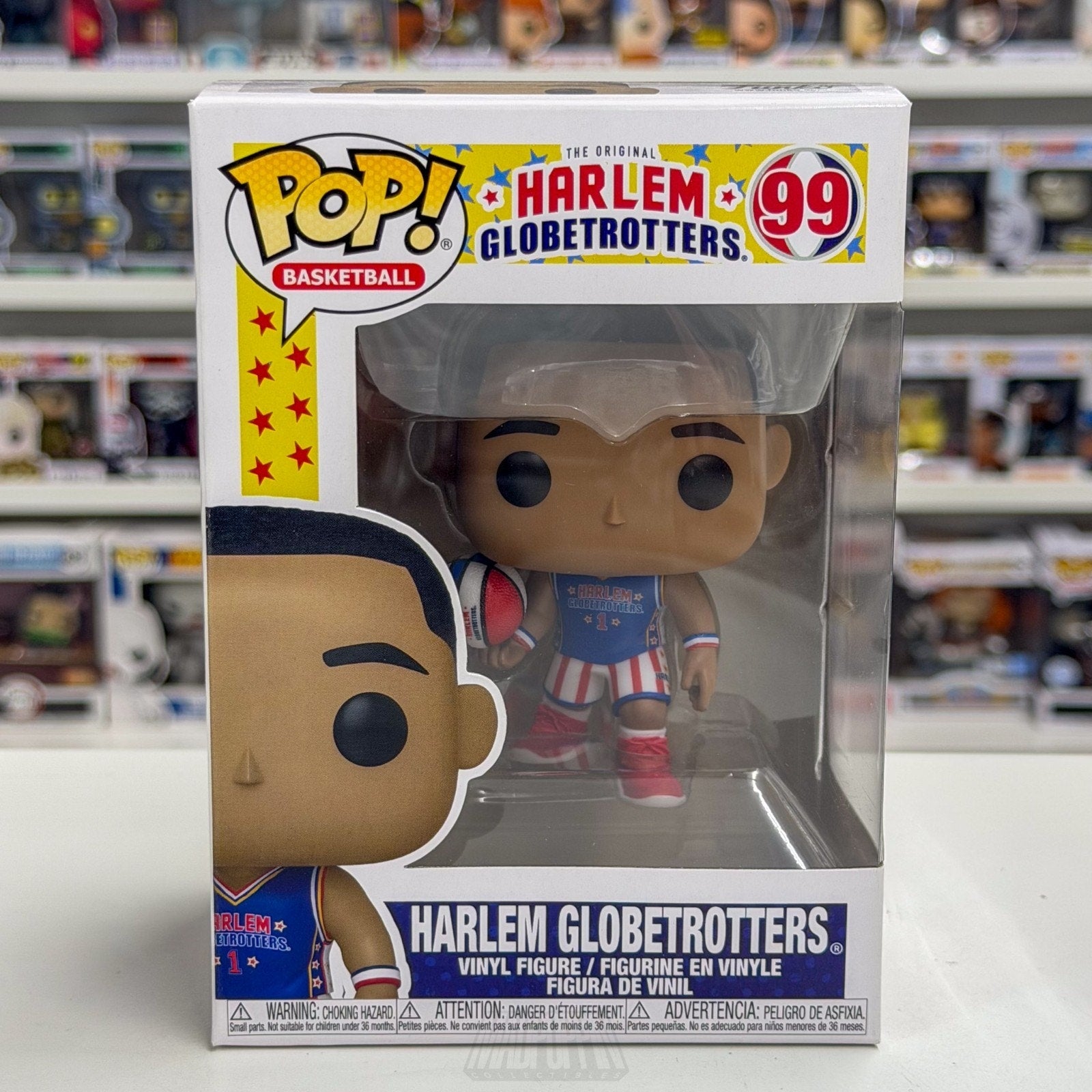 Funko Pop Basketball Harlem Globetrotters 99 Comedy Exhibition Toy Vinyl Figure