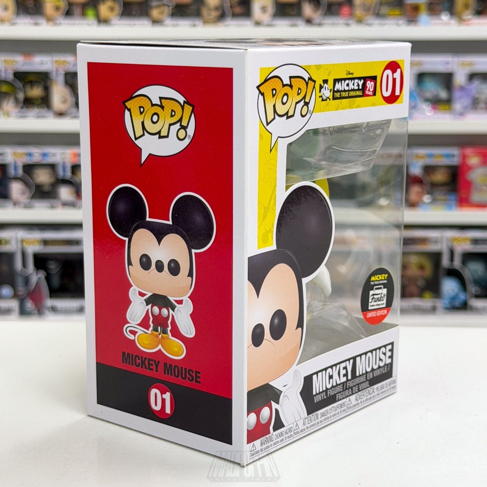 Funko Pop Disney Mickey Mouse True Original 90 Years Green Yellow 01 Toy Figure