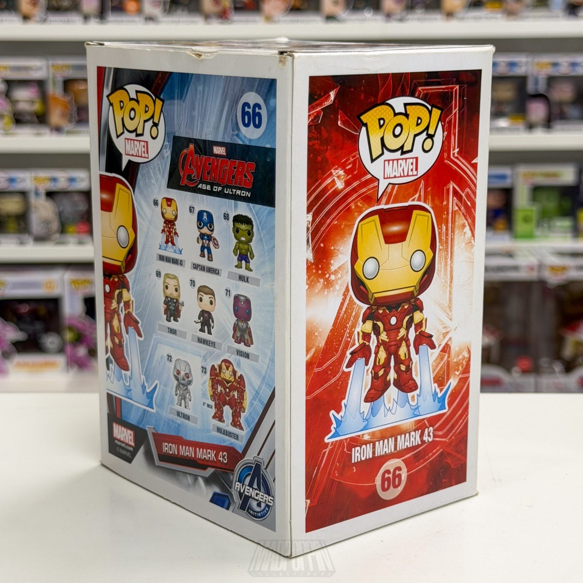 Funko Pop Marvel Avengers Age of Ultron Iron Man Mark 43 Flying 66 Vinyl Figure